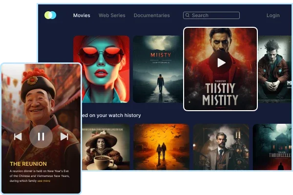 网影视在线播放平台界面